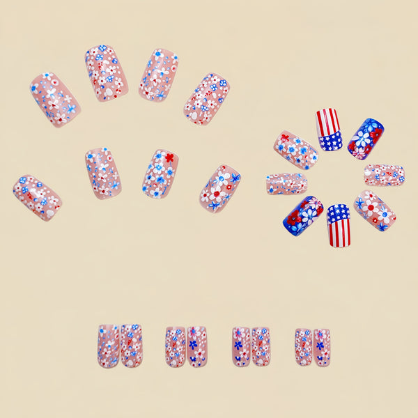 12 Sizes-24 Pcs Press On Nails Y669