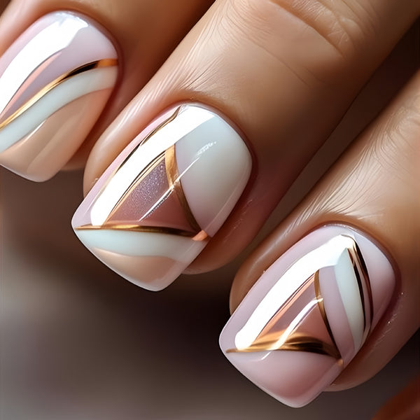12 Sizes-24 Pcs Press On Nails Y098