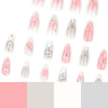 12 Sizes-24 Pcs Press On Nails JP3300