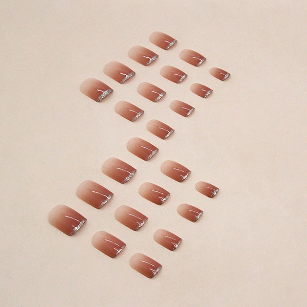 12 Sizes-24 Pcs Press On Nails R162