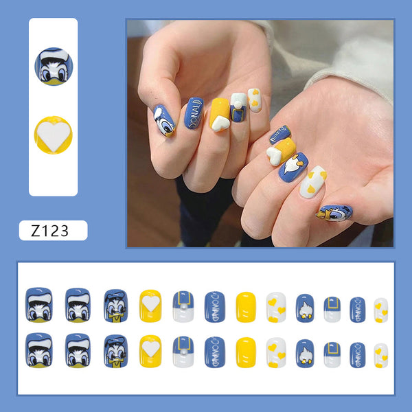 12 Sizes-24 Pcs Press On Nails Z122