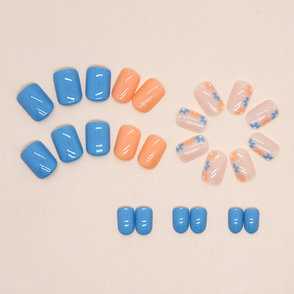 12 Sizes-24 Pcs Press On Nails W1124