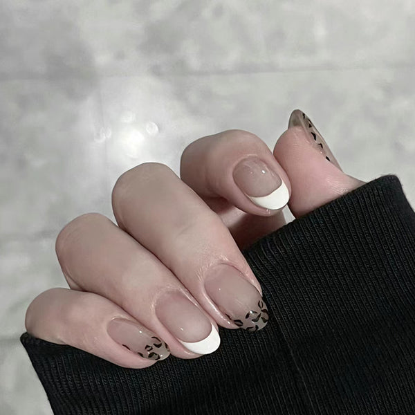 12 Sizes-24 Pcs Press On Nails W1718