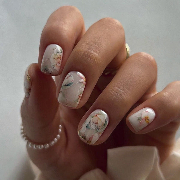 12 Sizes-24 Pcs Press On Nails JP3489