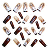 12 Sizes-24 Pcs Press On Nails Y1231