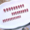 12 Sizes-24 Pcs Press On Nails JL0693