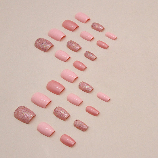 12 Sizes-24 Pcs Press On Nails W1384