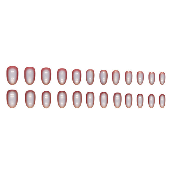 12 Sizes-24 Pcs Press On Nails W1110