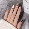 12 Sizes-24 Pcs Press On Nails JP4055