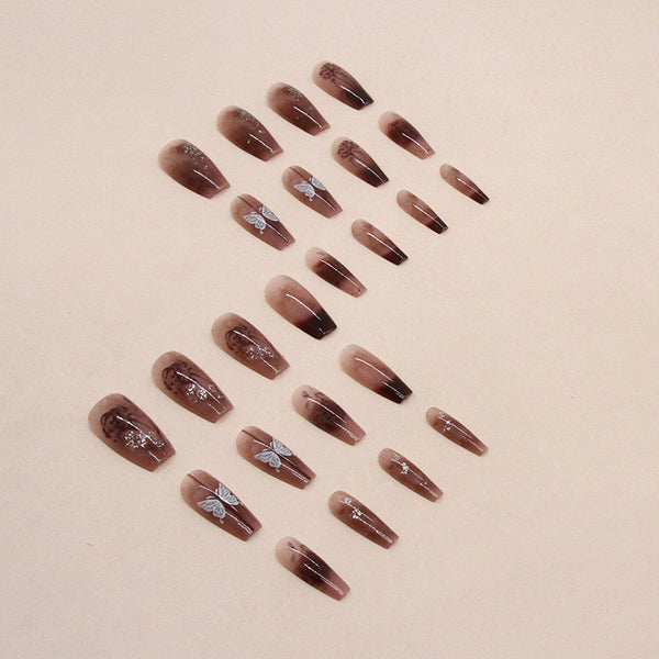 12 Sizes-24 Pcs Press On Nails R777