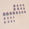 12 Sizes-24 PcsPress On Nails W1581