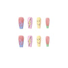 12 Sizes-24 Pcs Press On Nails JP1857