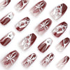 12 Sizes-24 Pcs Press On Nails JP3540