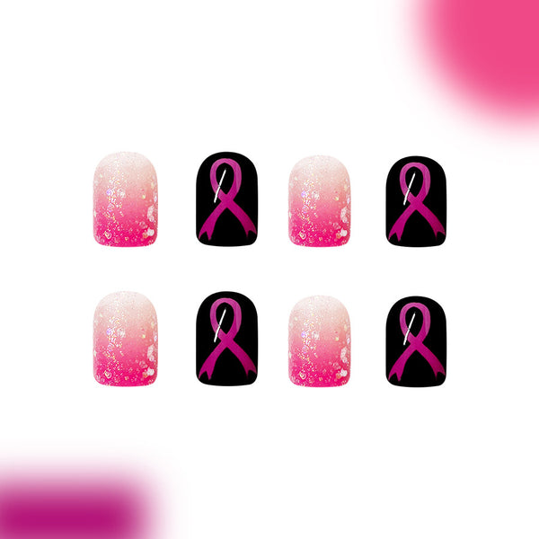 12 Sizes-24 Pcs Press On Nails C640