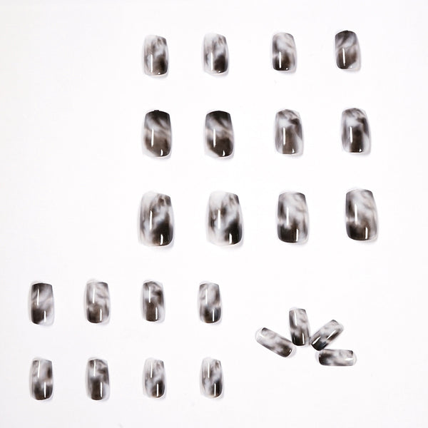 12 Sizes-24 Pcs Press On Nails JP1136