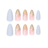 12 Sizes-24 Pcs Press On Nails JP1686
