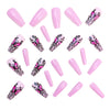 12 Sizes-24 Pcs Press On Nails Y912