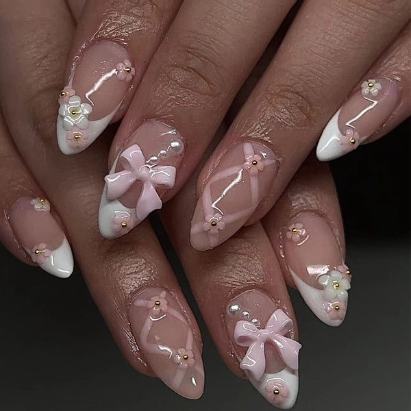 12 Sizes-24 Pcs Press On Nails JP3378