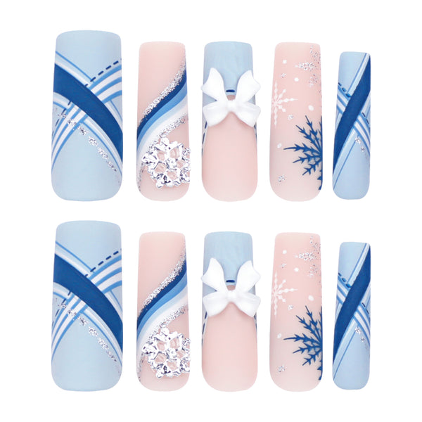 12 Sizes-24 Pcs Press On Nails JP3447