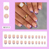 12 Sizes-24 Pcs Press On Nails W1013