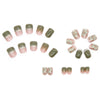 12 Sizes-24 Pcs Press On Nails Z384