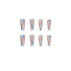 12 Sizes-24 Pcs Press On Nails 1118