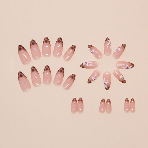 12 Sizes-24 Pcs Press On Nails W1667
