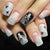 12 Sizes-24 Pcs Press On Nails C1128