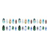 30 Pcs Press On Nails W2095
