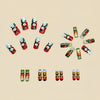 12 Sizes-24 Pcs Press On Nails Y231