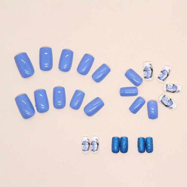 12 Sizes-24 Pcs Press On Nails W485