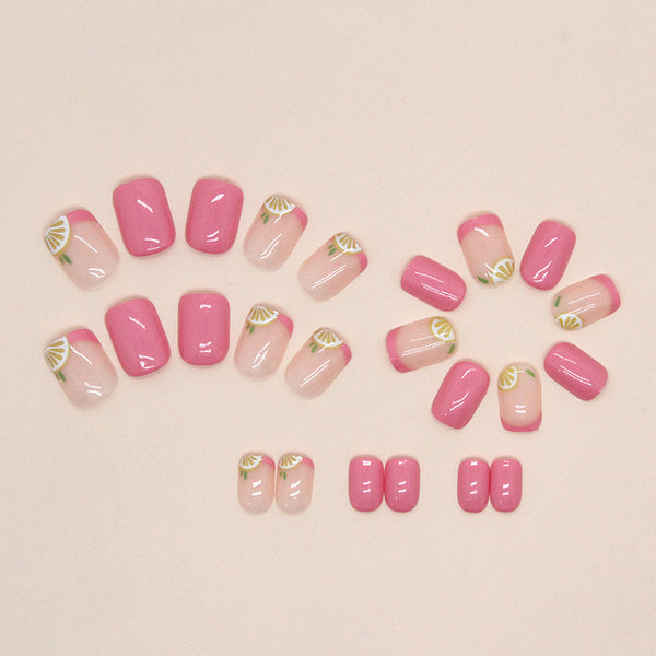 12 Sizes-24 Pcs Press On Nails W980