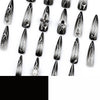 12 Sizes-24 Pcs Press On Nails JP3469