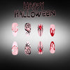 12 Sizes-24 Pcs Press On Nails C2010