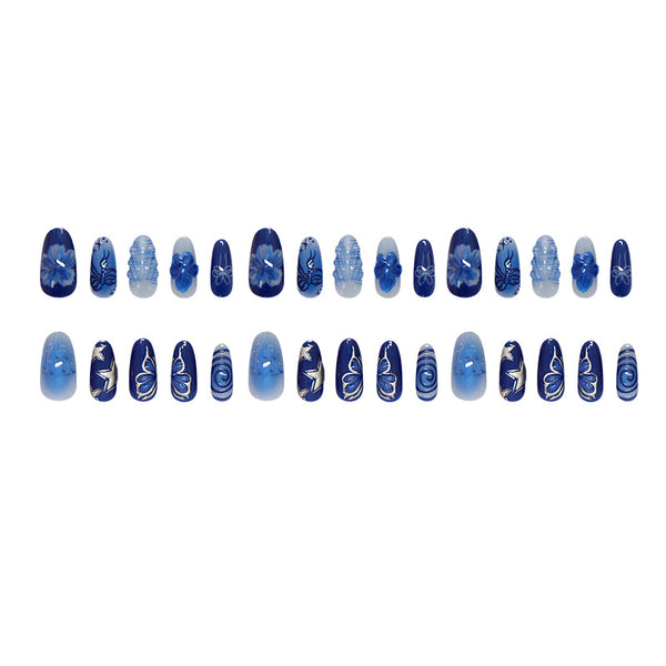 30 Pcs Press On Nails W2082