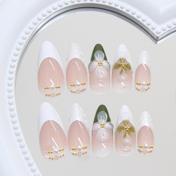 12 Sizes-24 Pcs Press On Nails Z982