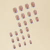 12 Sizes-24 Pcs Press On Nails D006