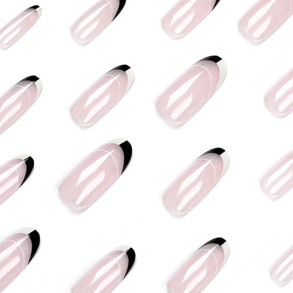 12 Sizes-24 Pcs Press On Nails JP1142