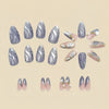 12 Sizes-24 Pcs Press On Nails Y1812