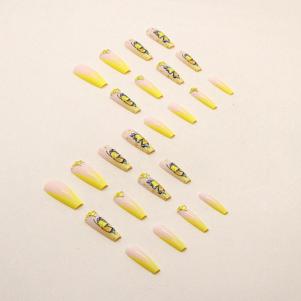 12 Sizes-24 Pcs Press On Nails Z546
