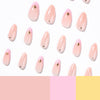 12 Sizes-24 Pcs Press On Nails JP4361
