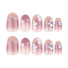 12 Sizes-24 Pcs Press On Nails JL0678