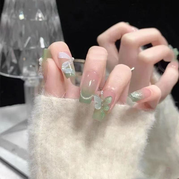 12 Sizes-24 PcsPress On Nails Z1142