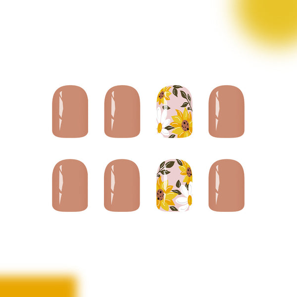12 Sizes-24 Pcs Press On Nails C1238