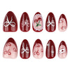 12 Sizes-24 Pcs Press On Nails JP4140