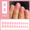12 Sizes-24 Pcs Press On Nails C1815