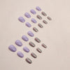 12 Sizes-24 Pcs Press On Nails W1291