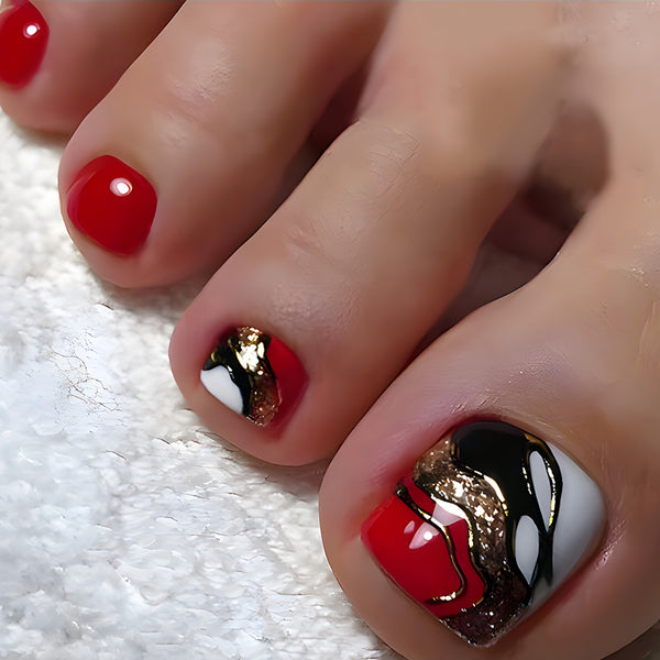 12 Sizes-24 Pcs Press On Nails Y884