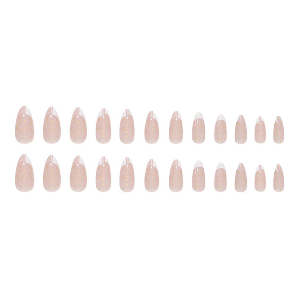 12 Sizes-24 Pcs Press On Nails W291