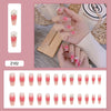 12 Sizes-24 Pcs Press On Nails Z082